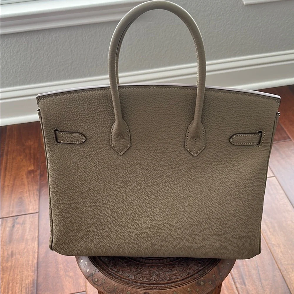 Wirkin Real Leather 35 etoupe New!! - Picture 4 of 5